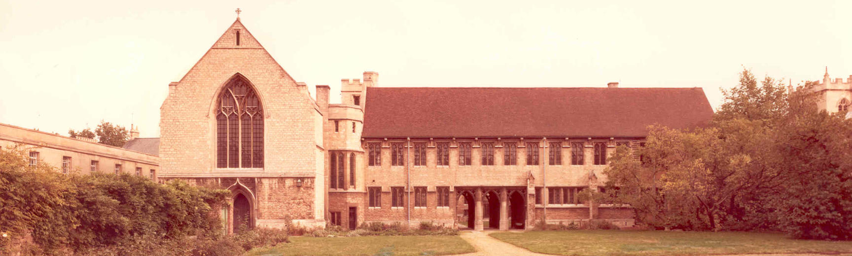 The West Quad of the College before the South Wing was built
